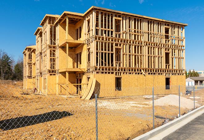 a long-lasting temporary fence helping to keep construction zones safe in Paradise Valley